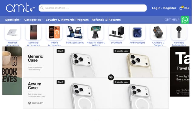 Screenshot of allmytech.pk