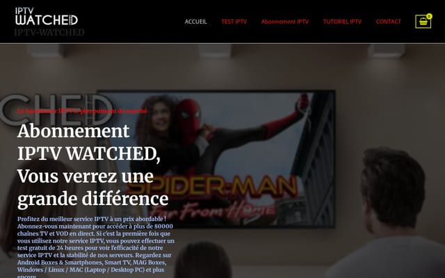 Screenshot of iptv-watched.com