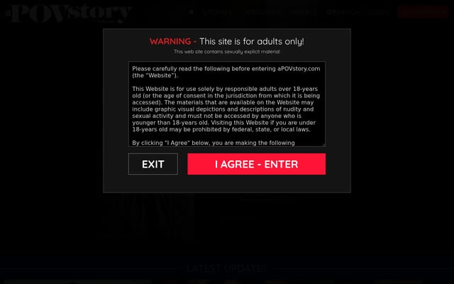 Screenshot of apovstory.com