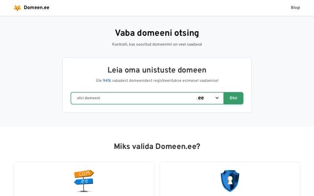 Screenshot of elkdata.ee