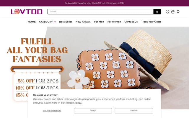 Screenshot of luvtoo.co.uk