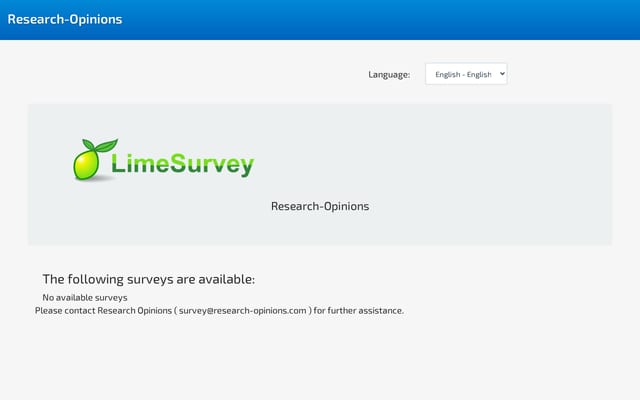 Screenshot of research-opinions.com