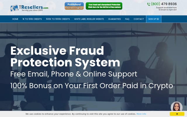 Screenshot of tresellers.com