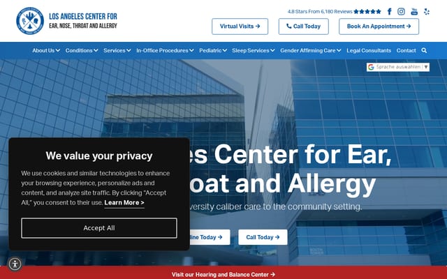 Screenshot of laent.com