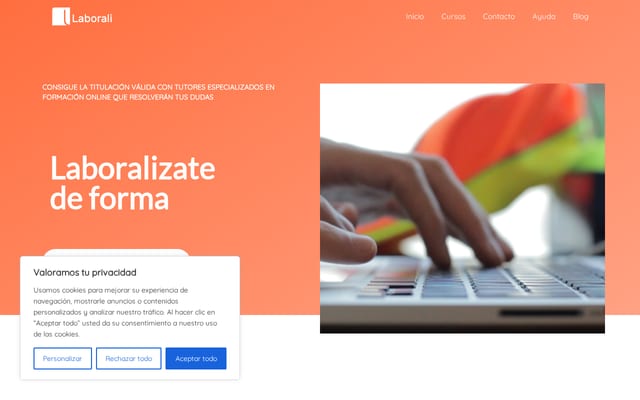 Screenshot of laborali.es