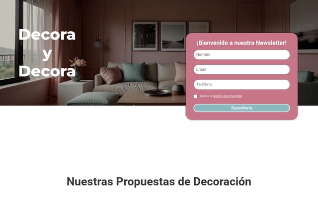 Screenshot of decoraydecora.com