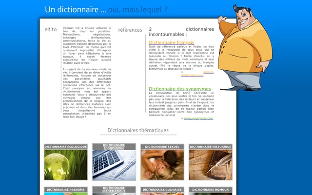 Screenshot of un-dictionnaire.com