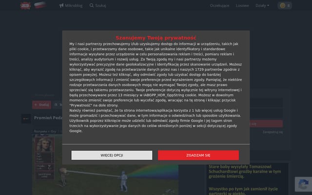 Screenshot of jbzd.com.pl