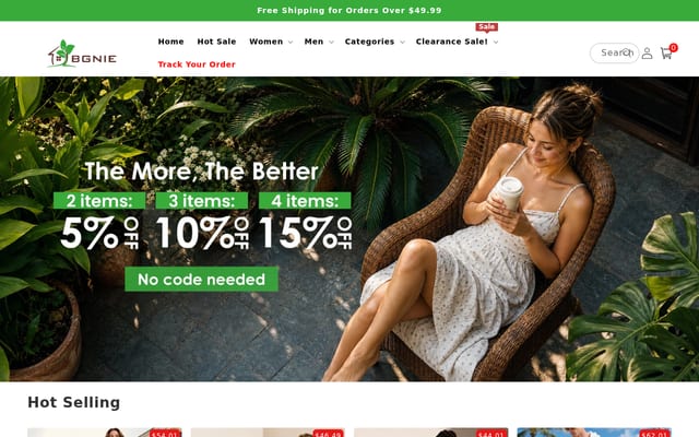 Screenshot of bgnie.com