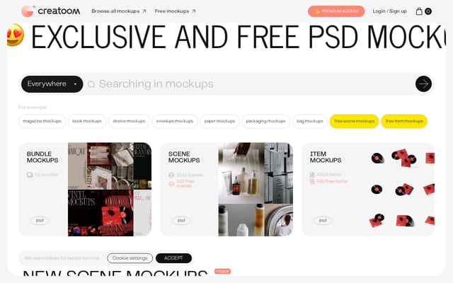 Screenshot of creatoom.com