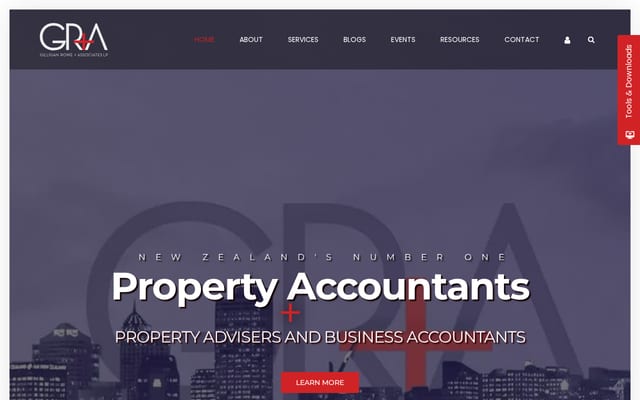 Screenshot of gra.co.nz
