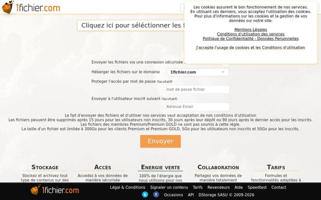Screenshot of tenvoi.com