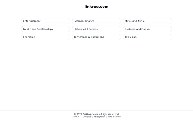 Screenshot of linkroo.com