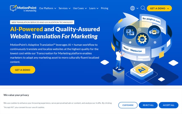 Screenshot of motionpoint.com