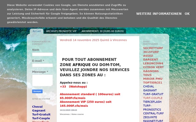 Screenshot of coursesdujour1.blogspot.com