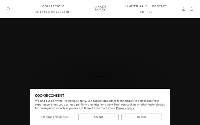 Screenshot of lennoxandgray.com