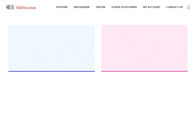 Screenshot of themarketingheaven.com