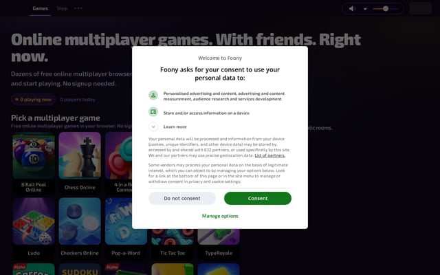 Screenshot of foony.com