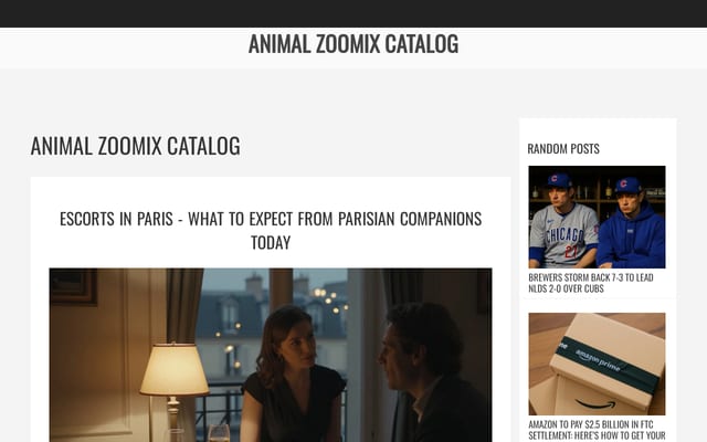 Screenshot of zoomix.net