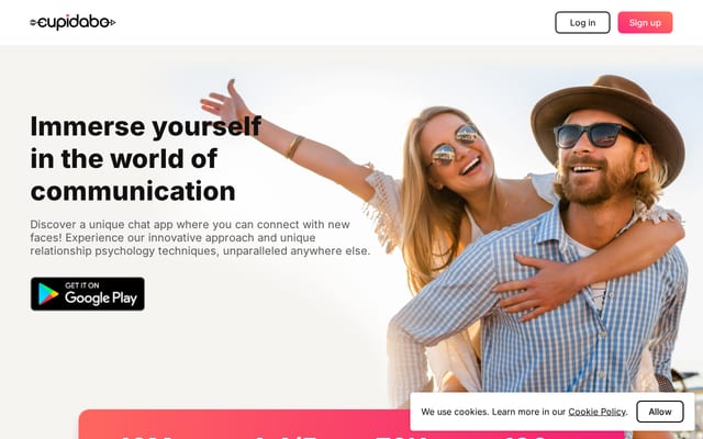 Screenshot of cupidabo.com