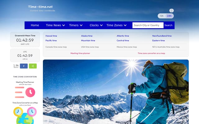 Screenshot of time-time.net