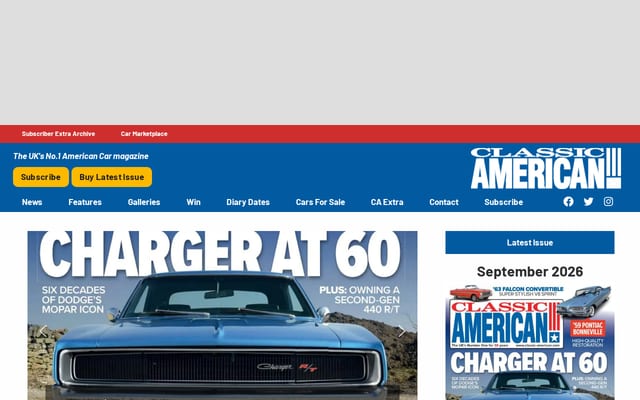 Screenshot of classic-american.com