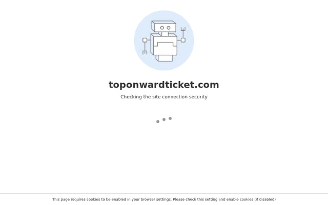 Screenshot of toponwardticket.com