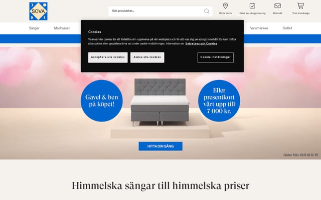 Screenshot of sova.se