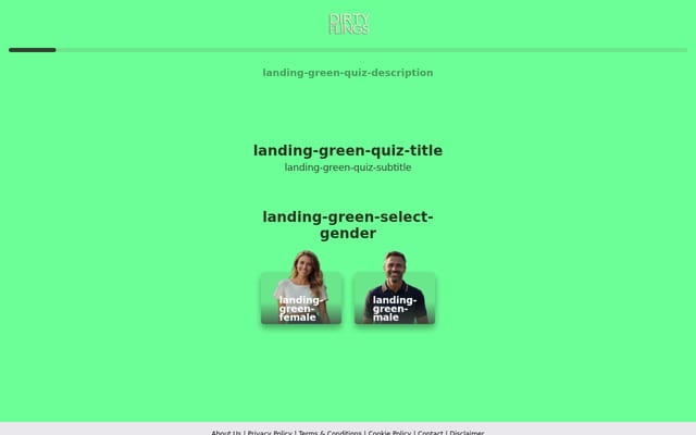 Screenshot of dirtyflings.com