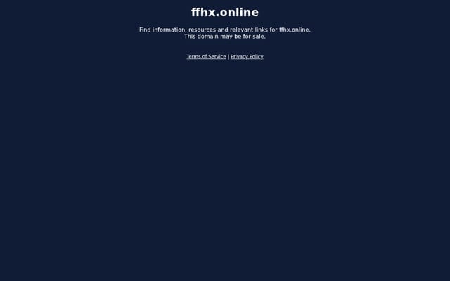 Screenshot of ffhx.online