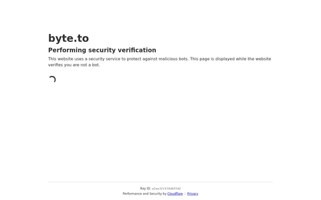 Screenshot of byte.to