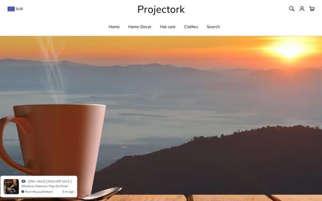 Screenshot of projectork.com