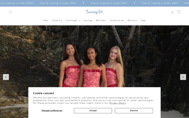 Screenshot of sunnyde.com