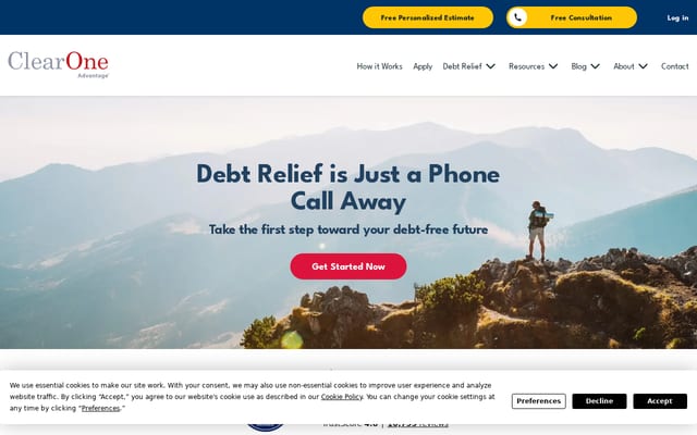 Screenshot of clearoneadvantage.com