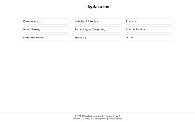 Screenshot of skydaz.com