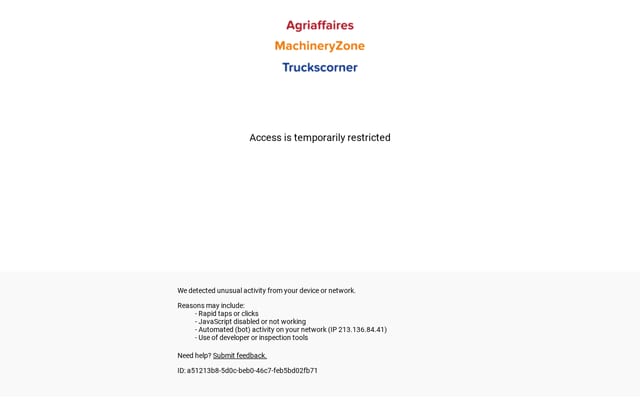 Screenshot of truckscorner.fr