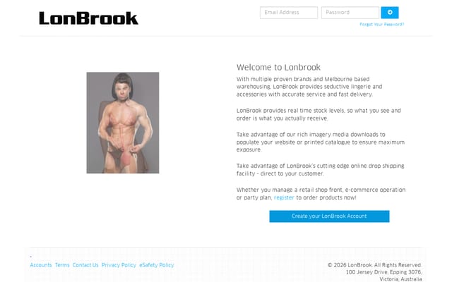 Screenshot of lonbrook.com