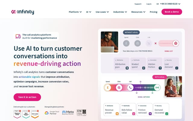 Screenshot of infinitycloud.com