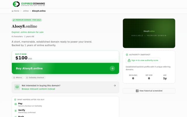 Screenshot of alooy8.online