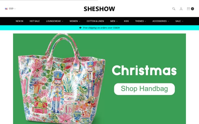 Screenshot of sheshow.com