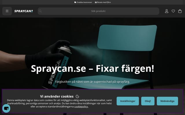 Screenshot of spraycan.se