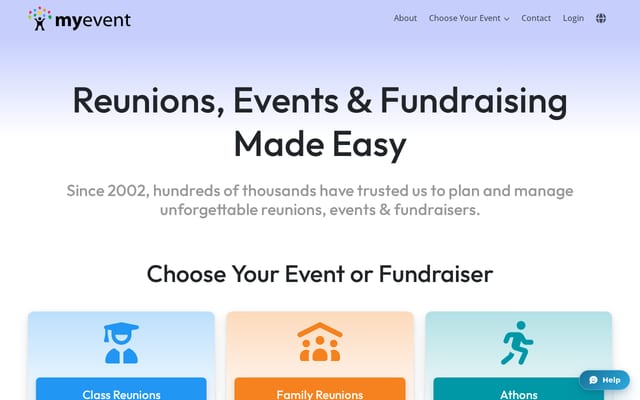 Screenshot of myevent.com