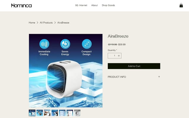 Screenshot of hmica.com