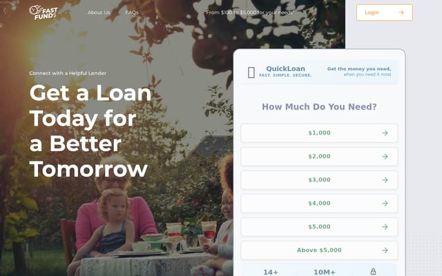 Screenshot of mybillfunding.com