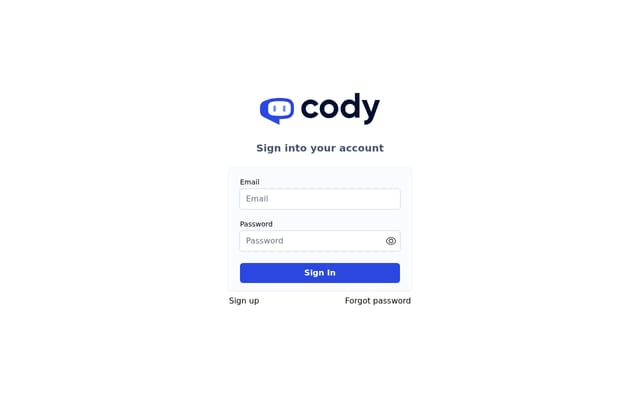Screenshot of getcody.ai
