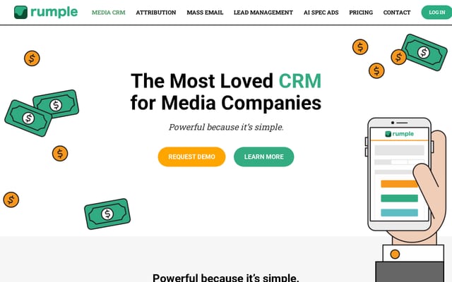 Screenshot of rumple.com