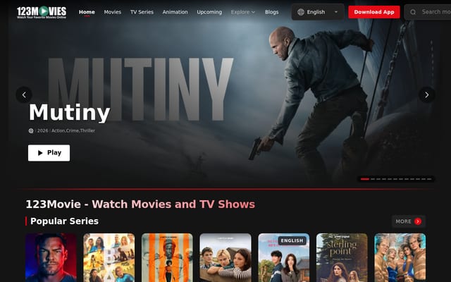 Screenshot of 123moviesfree.club