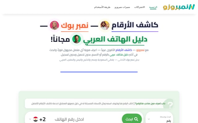 Screenshot of numberozo.com