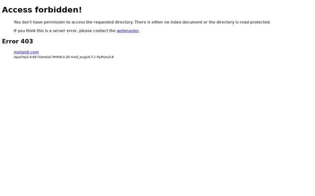 Screenshot of metanit.com