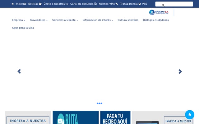 Screenshot of epsgrau.pe